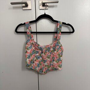 Floral Corset Tank from Princess Polly